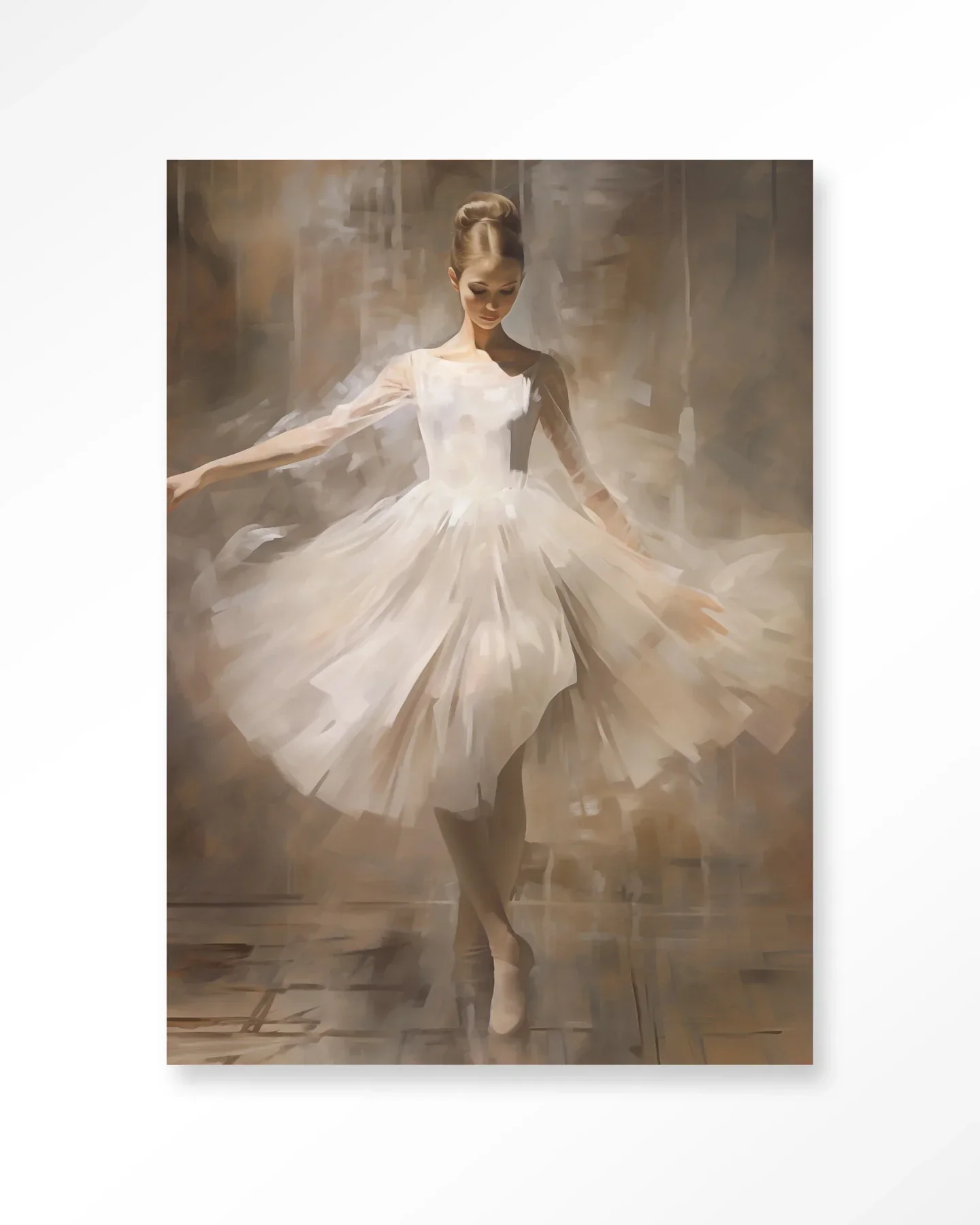 Dancing Ballerina - Moderne Wanddecoratie | Artprint, Glass Art & Wandkleed
