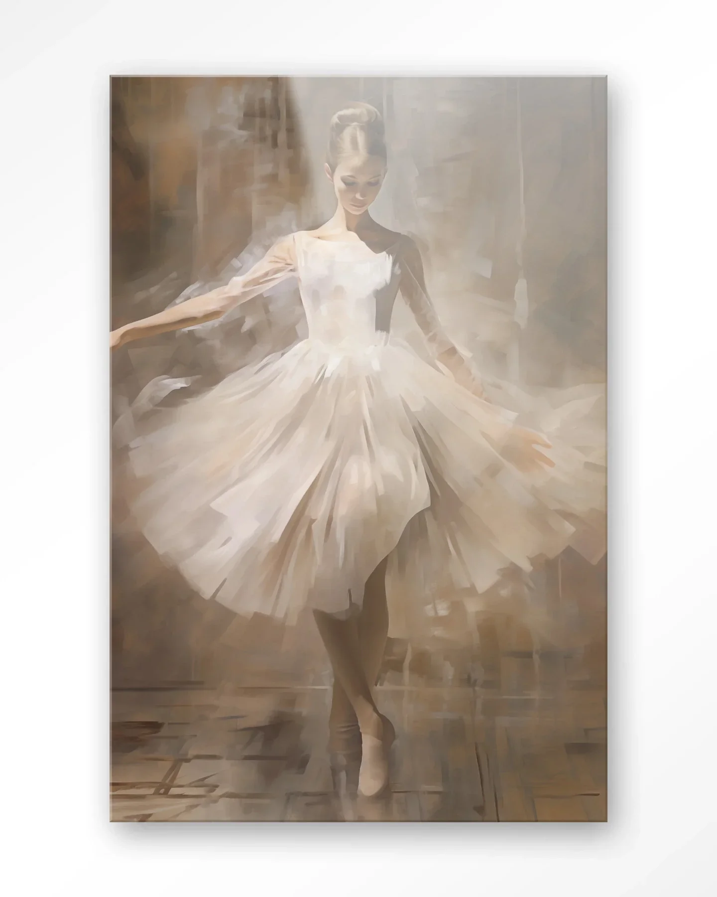 Dancing Ballerina - Moderne Wanddecoratie | Artprint, Glass Art & Wandkleed - Afbeelding 5