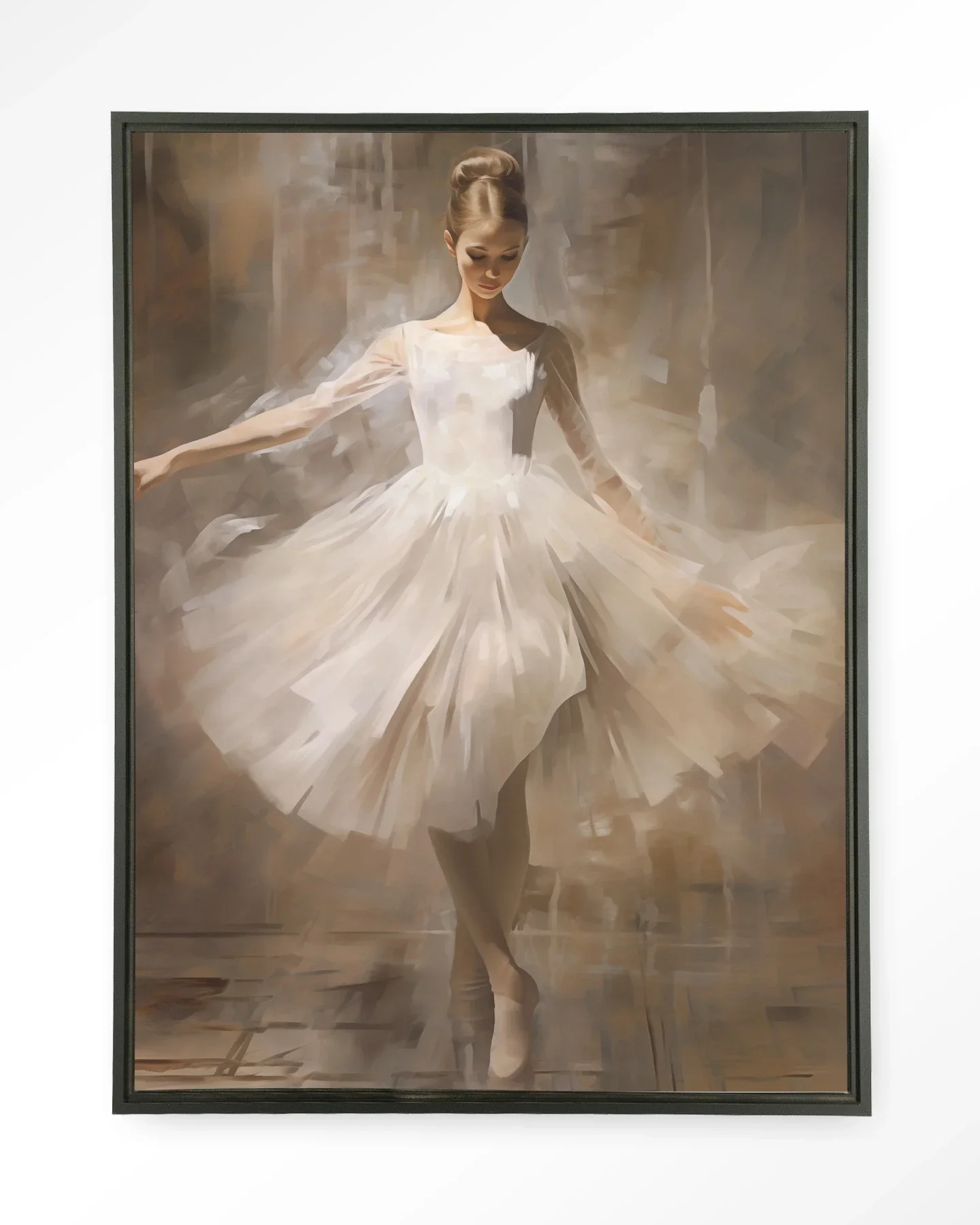 Dancing Ballerina - Moderne Wanddecoratie | Artprint, Glass Art & Wandkleed - Afbeelding 6