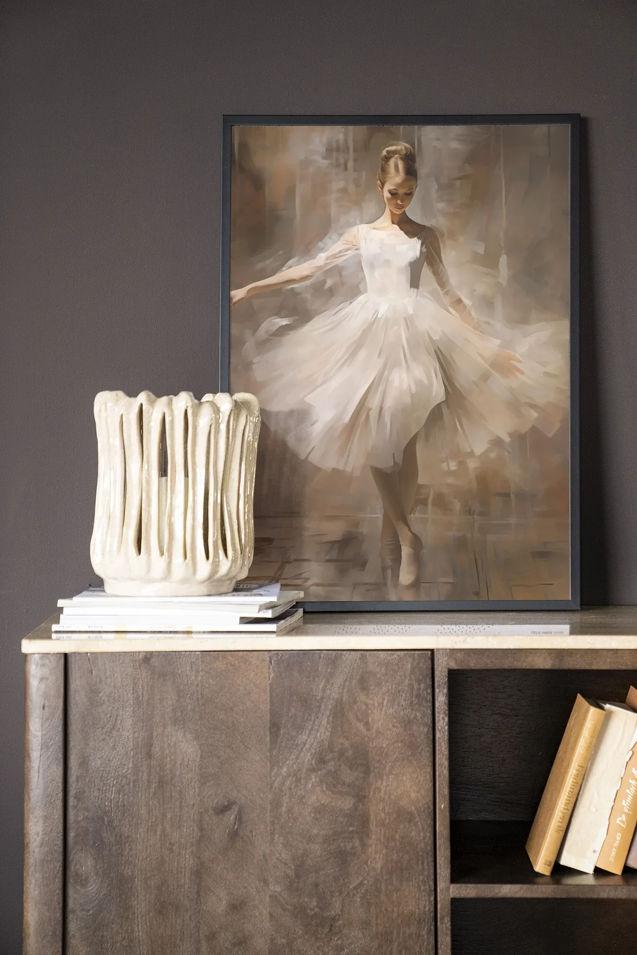 Dancing Ballerina - Moderne Wanddecoratie | Artprint, Glass Art & Wandkleed - Afbeelding 7