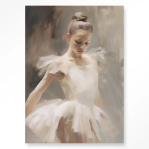 Posing Ballerina - Moderne Wanddecoratie | Artprint, Glass Art & Wandkleed