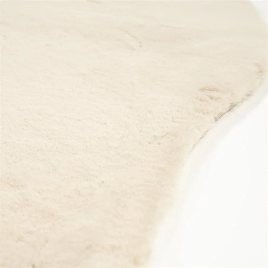 By-Boo Zena – Organisch Vloerkleed Beige - Afbeelding 4