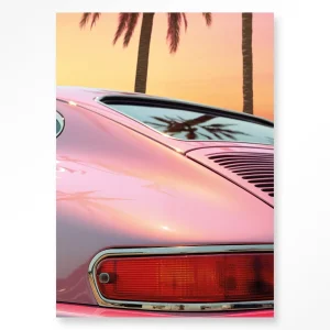 Miami Vice - Moderne Wanddecoratie | Artprint, Glass Art & Wandkleed