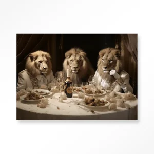 The Gentlelions Club - Moderne Wanddecoratie | Artprint, Glass Art & Wandkleed