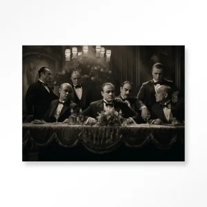Godfathers Table - Moderne Wanddecoratie | Artprint, Glass Art & Wandkleed