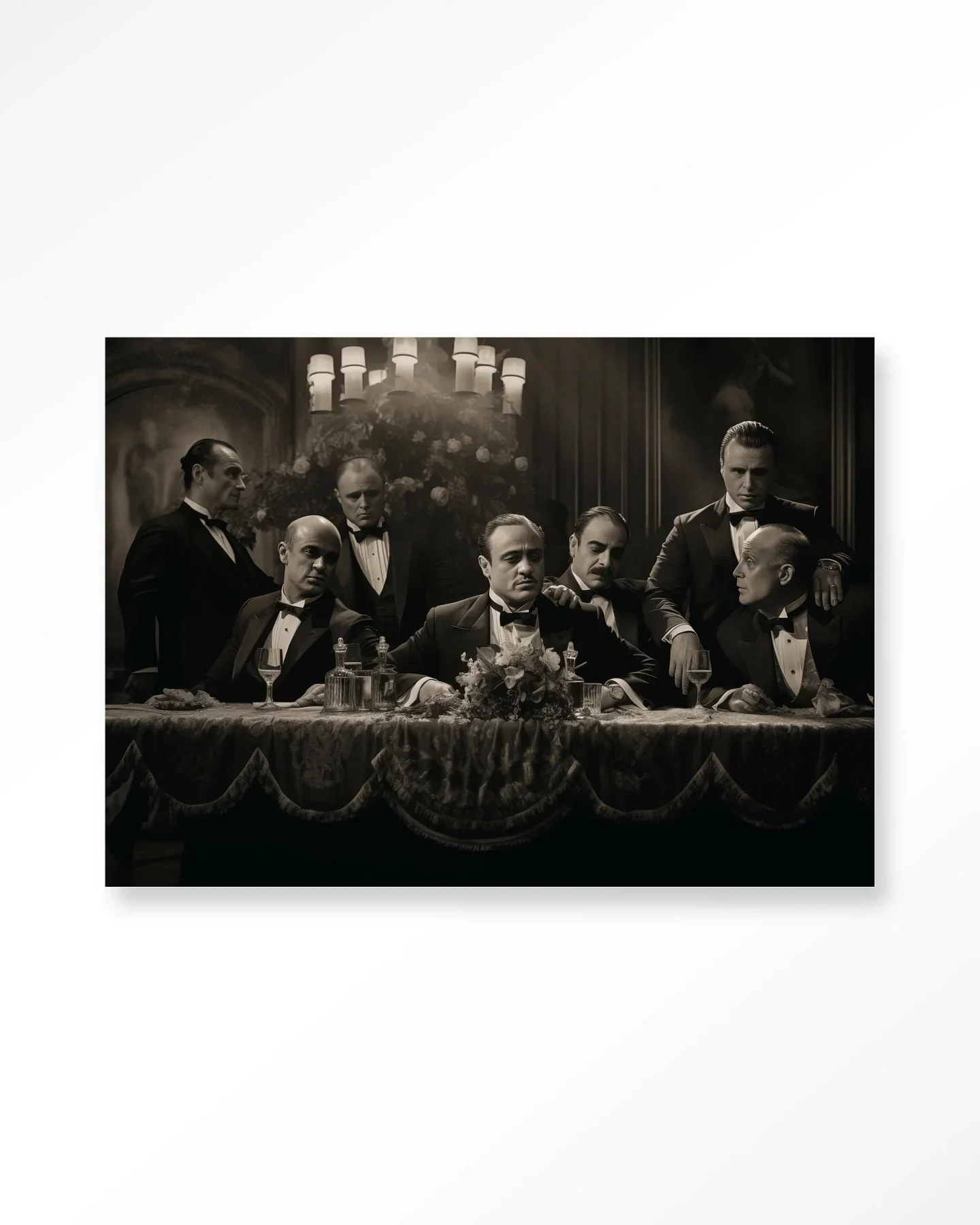 Godfathers Table - Moderne Wanddecoratie | Artprint, Glass Art & Wandkleed - Afbeelding 2