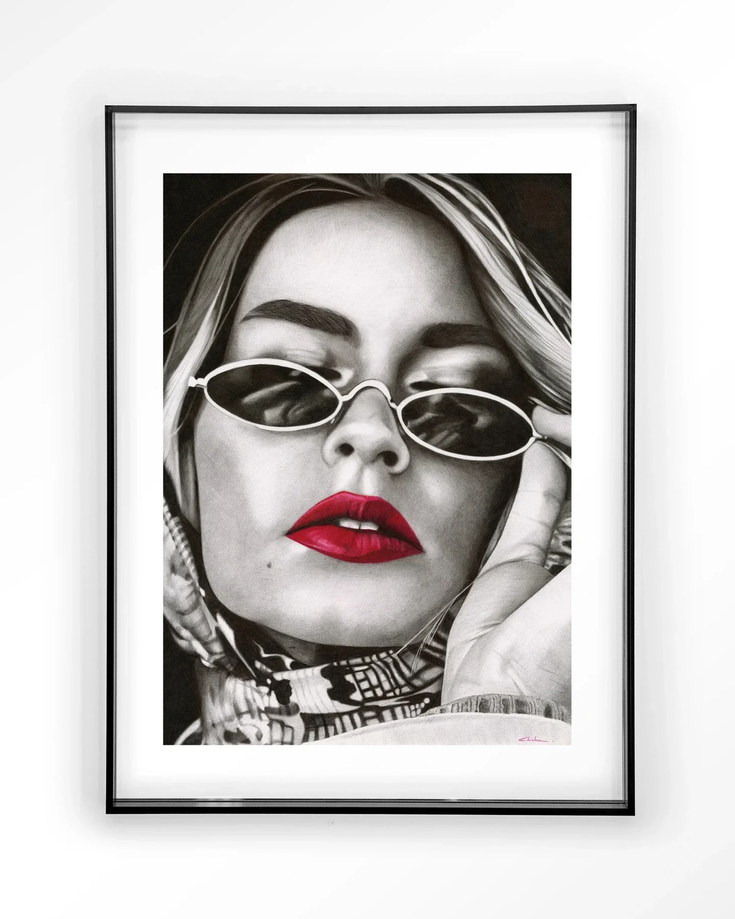 Fresh red - Moderne Wanddecoratie | Artprint, Glass Art & Wandkleed - Afbeelding 4