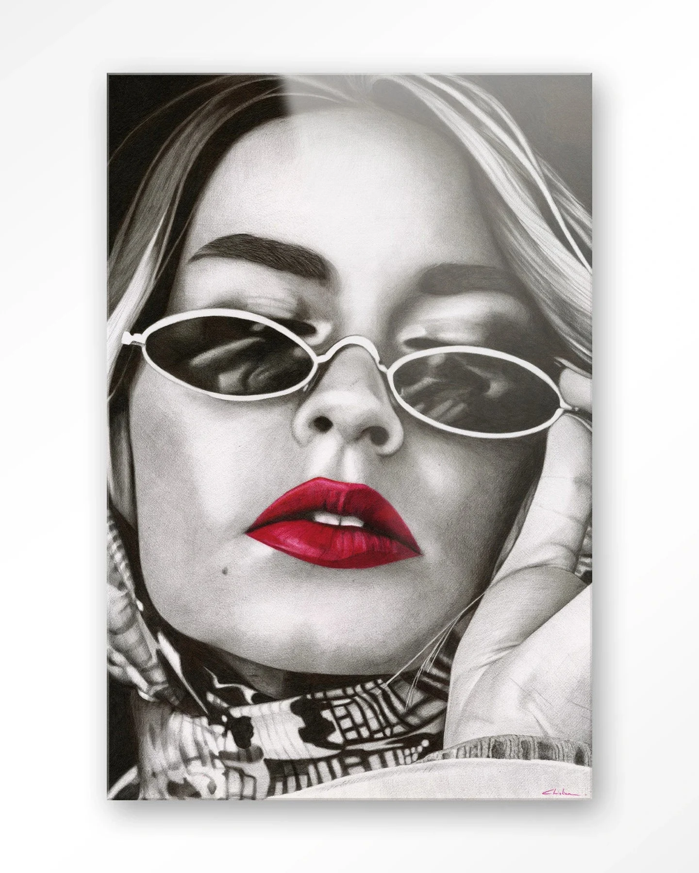 Fresh red - Moderne Wanddecoratie | Artprint, Glass Art & Wandkleed - Afbeelding 5