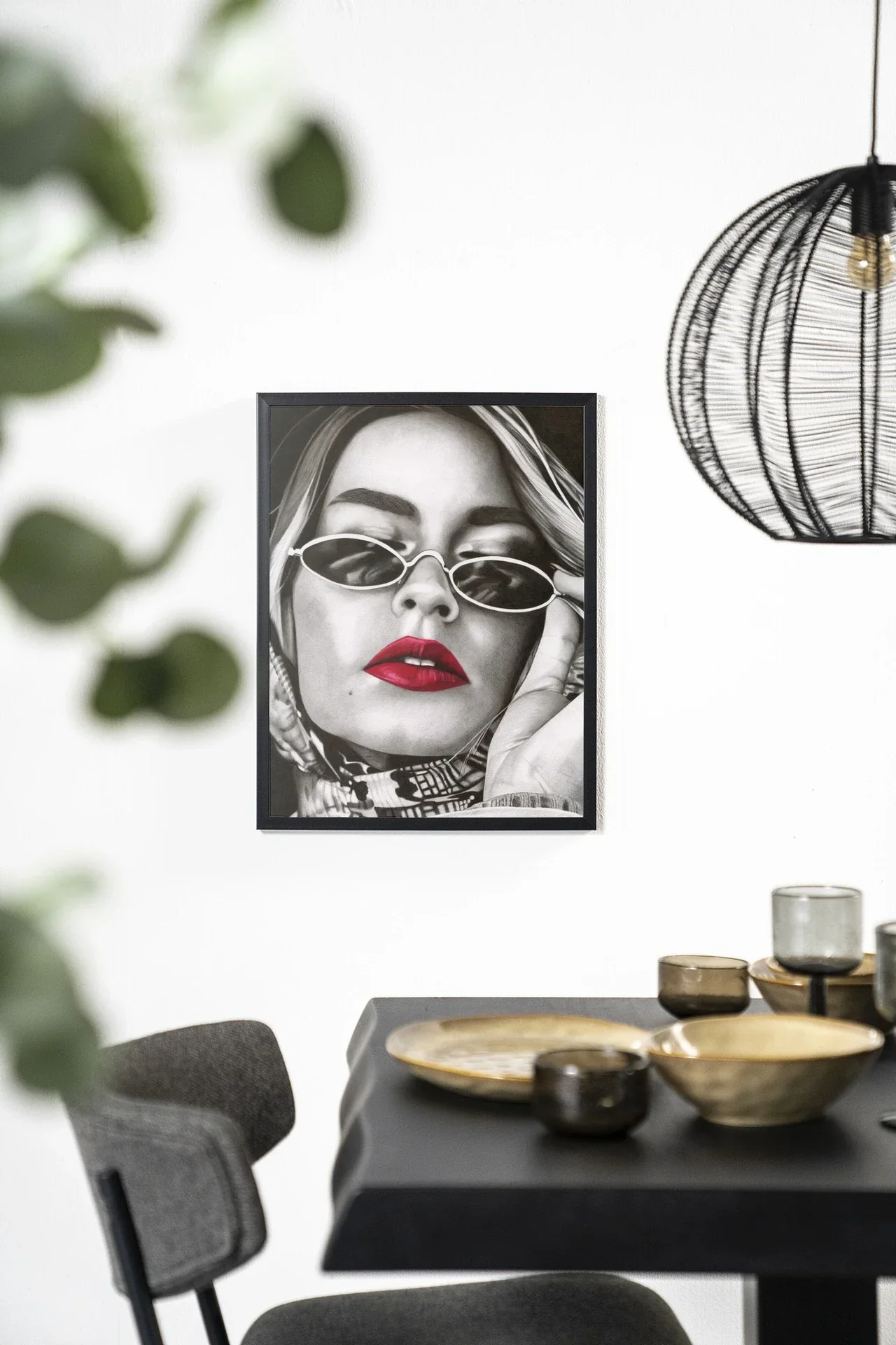 Fresh red - Moderne Wanddecoratie | Artprint, Glass Art & Wandkleed - Afbeelding 3