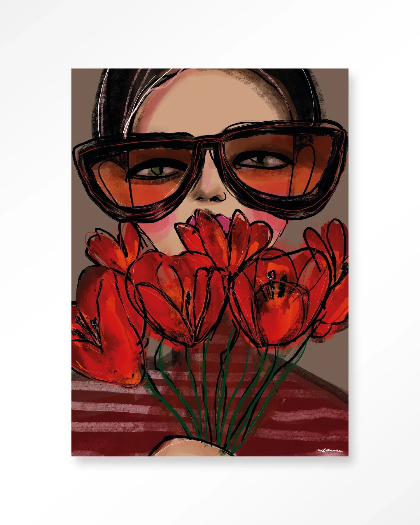 Poppy - Moderne Wanddecoratie | Artprint, Glass Art & Wandkleed