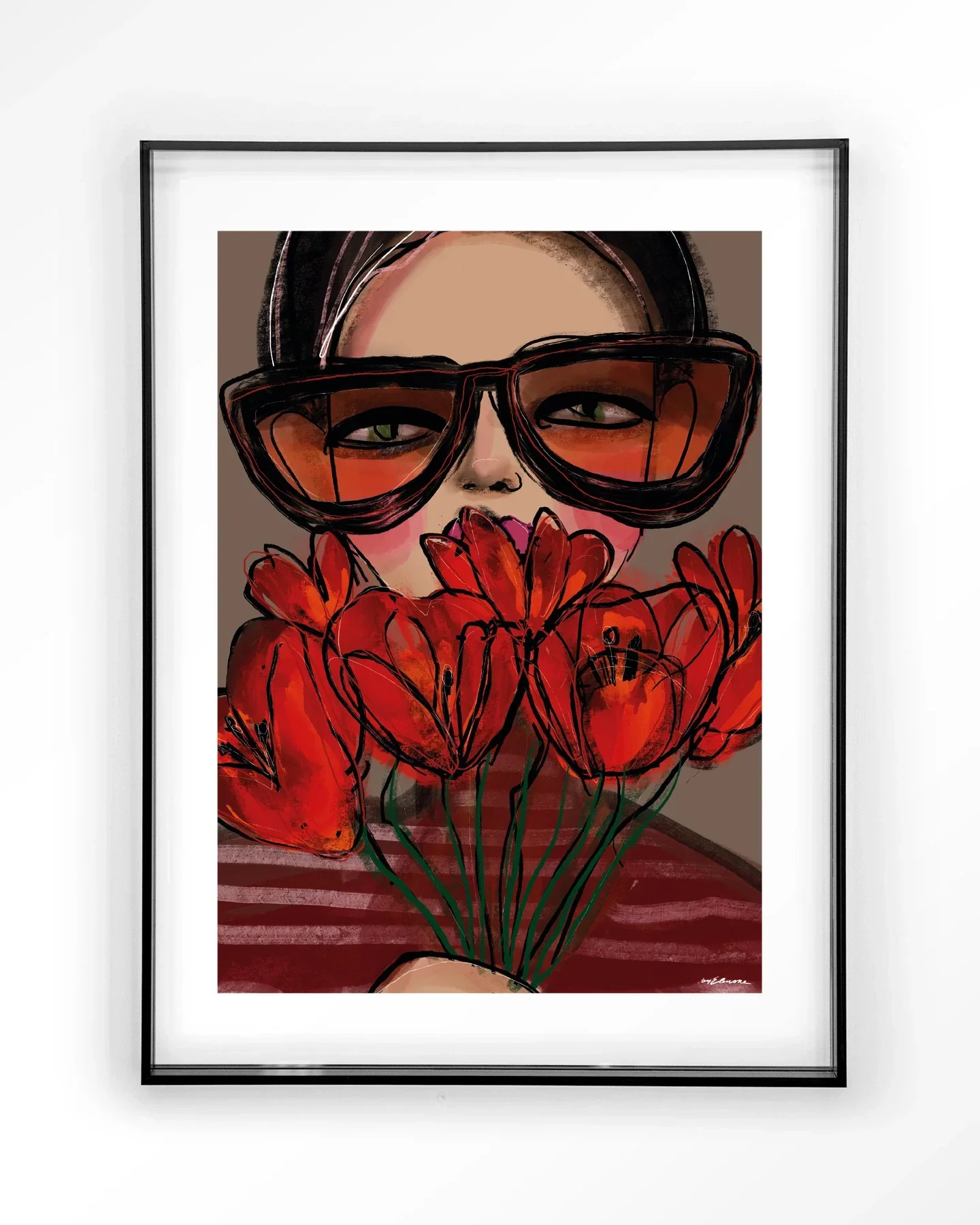 Poppy - Moderne Wanddecoratie | Artprint, Glass Art & Wandkleed - Afbeelding 4