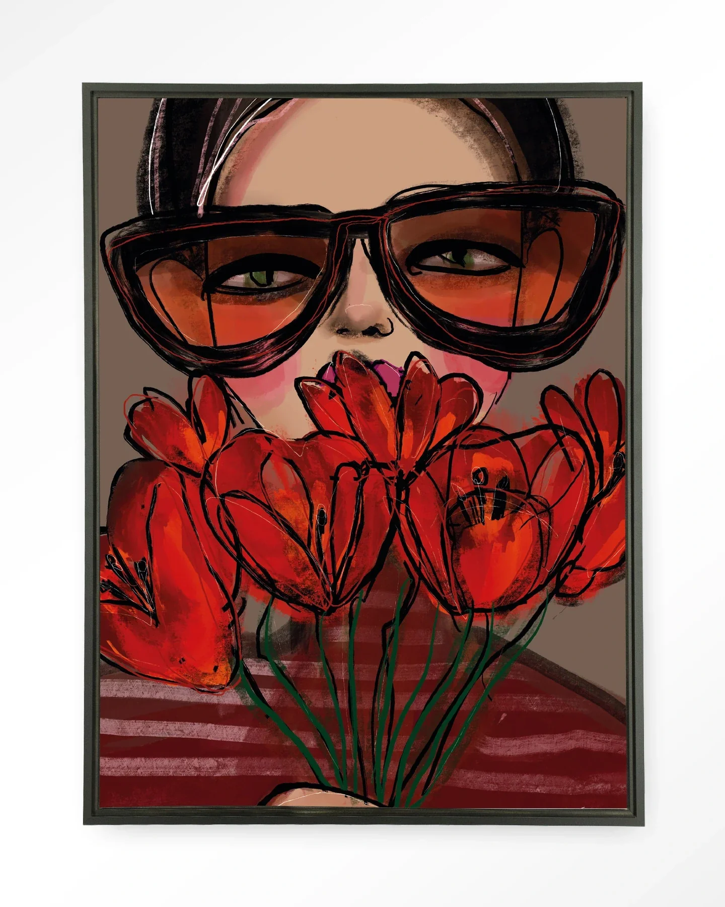 Poppy - Moderne Wanddecoratie | Artprint, Glass Art & Wandkleed - Afbeelding 6