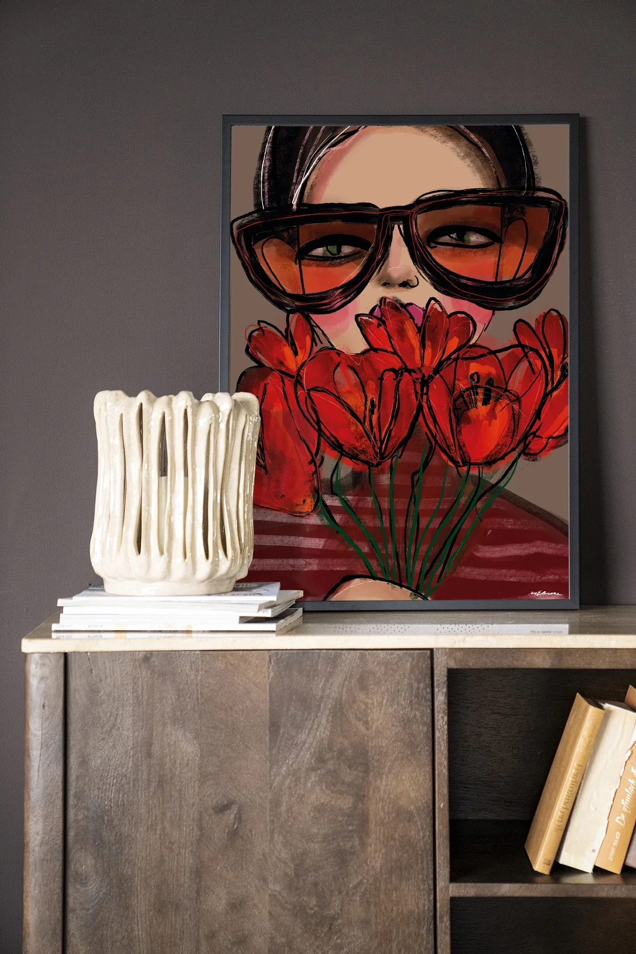 Poppy - Moderne Wanddecoratie | Artprint, Glass Art & Wandkleed - Afbeelding 3
