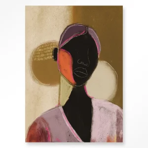 Silhouette Lady 1 - Moderne Wanddecoratie | Artprint, Glass Art & Wandkleed