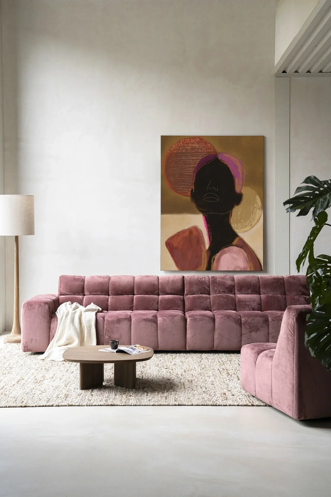 Silhouette Lady 2 - Moderne Wanddecoratie | Artprint, Glass Art & Wandkleed - Afbeelding 7