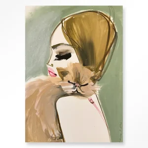 Lily Rose Depp x Pumpkin - Moderne Wanddecoratie | Artprint, Glass Art & Wandkleed