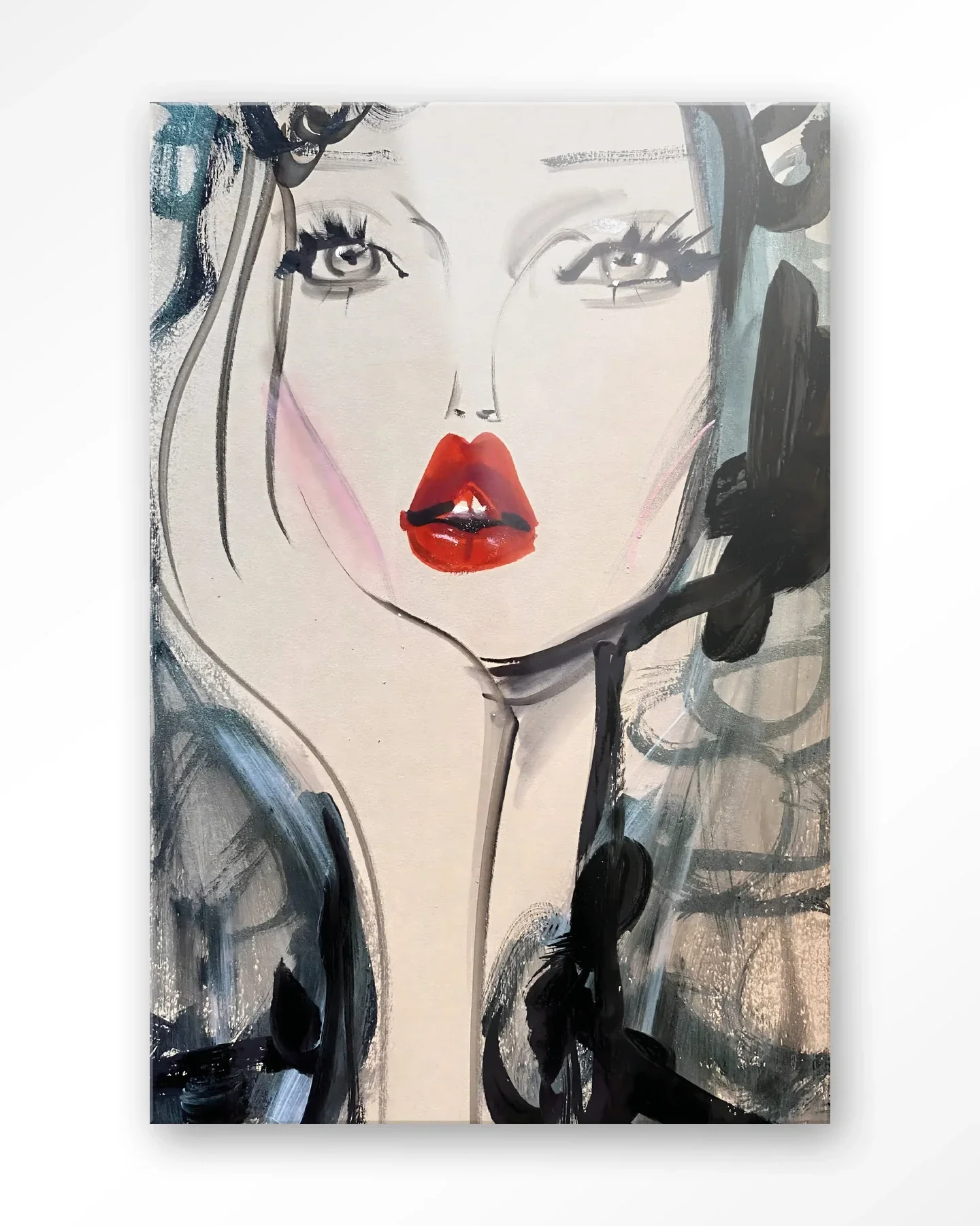 Kate Moss Forever - Moderne Wanddecoratie | Artprint, Glass Art & Wandkleed - Afbeelding 5