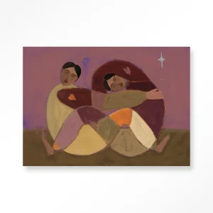 Rolling Sisters - Moderne Wanddecoratie | Artprint, Glass Art & Wandkleed