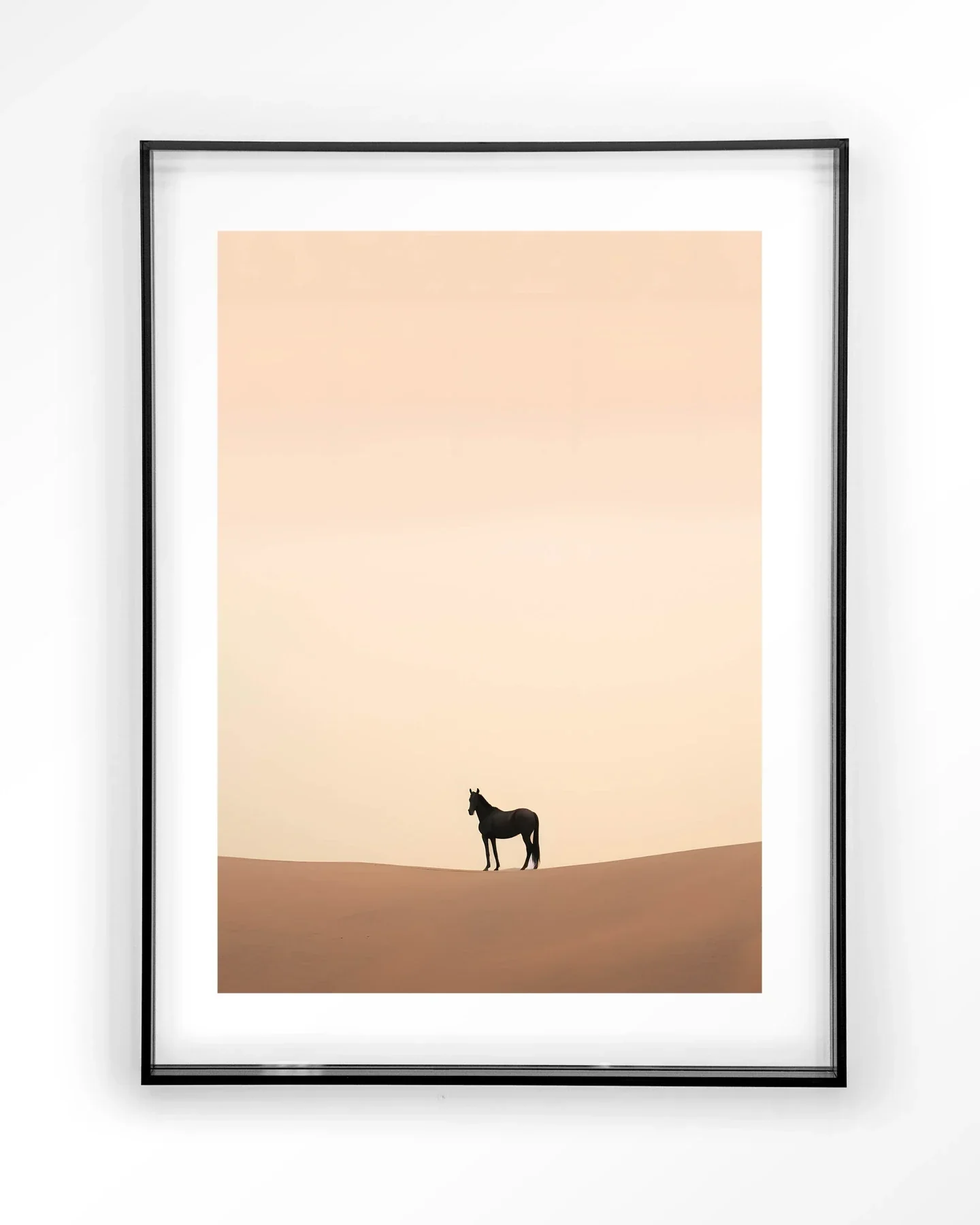 Desert Horse - Moderne Wanddecoratie | Artprint, Glass Art & Wandkleed - Afbeelding 4