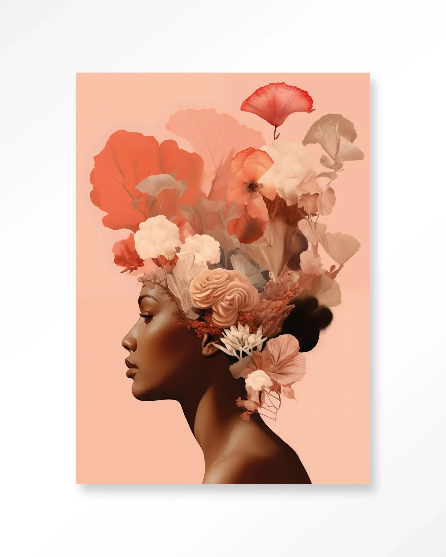 Flower Crown - Moderne Wanddecoratie | Artprint, Glass Art & Wandkleed - Afbeelding 2