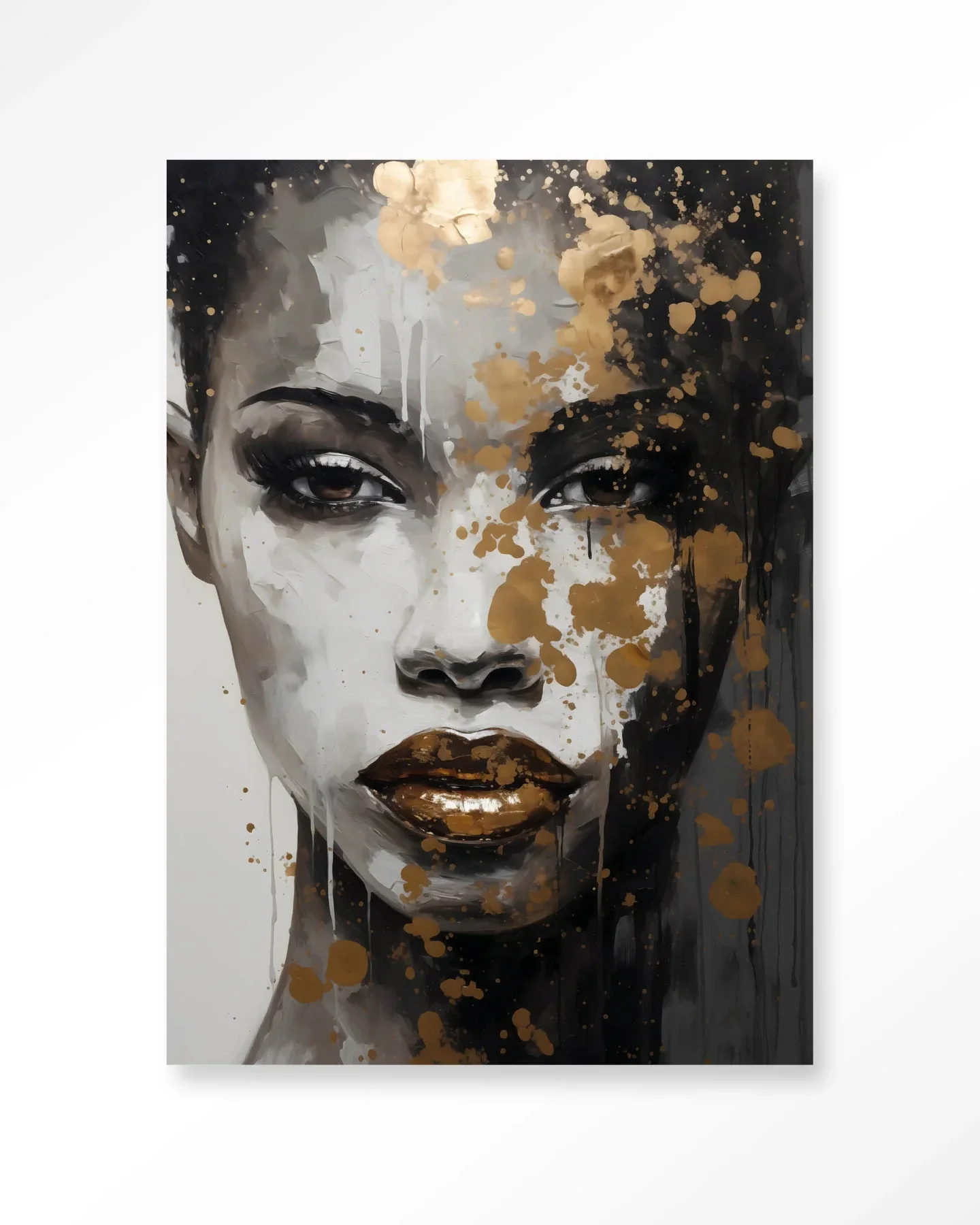 Golden Girl - Moderne Wanddecoratie | Artprint, Glass Art & Wandkleed - Afbeelding 2