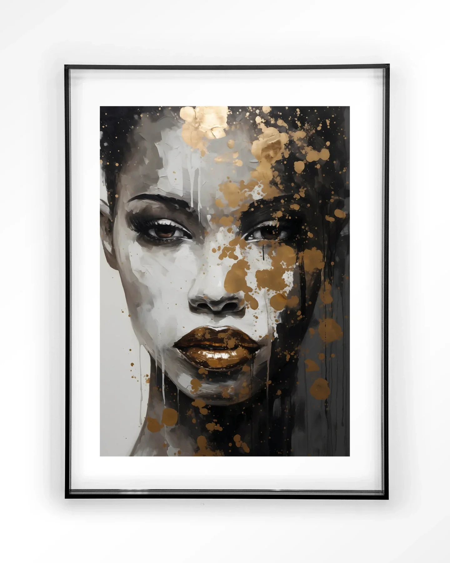 Golden Girl - Moderne Wanddecoratie | Artprint, Glass Art & Wandkleed - Afbeelding 3