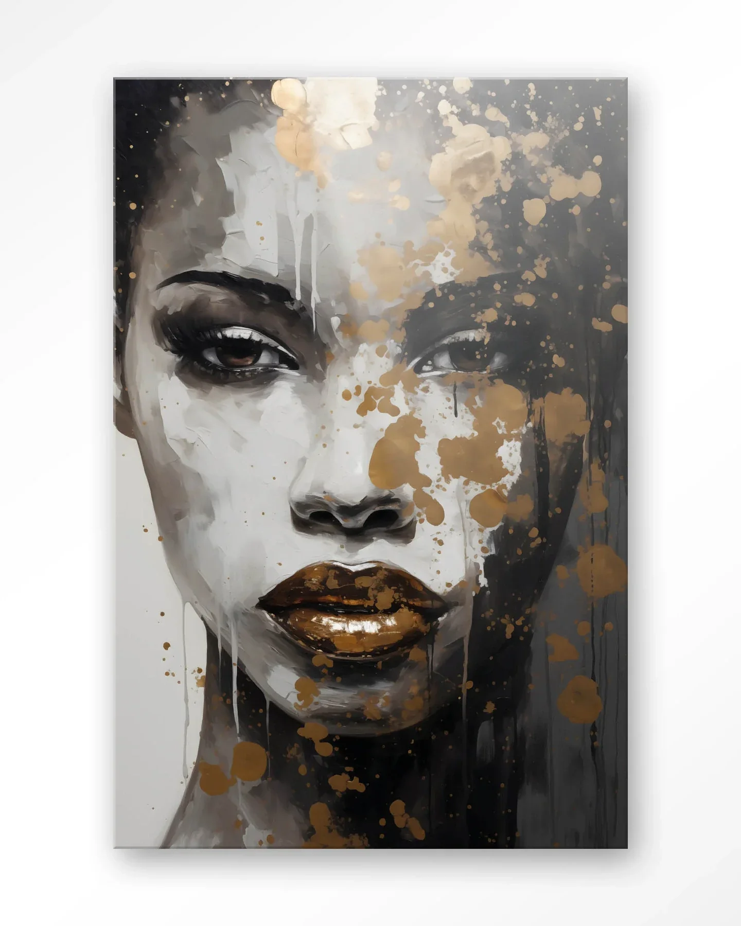 Golden Girl - Moderne Wanddecoratie | Artprint, Glass Art & Wandkleed - Afbeelding 4