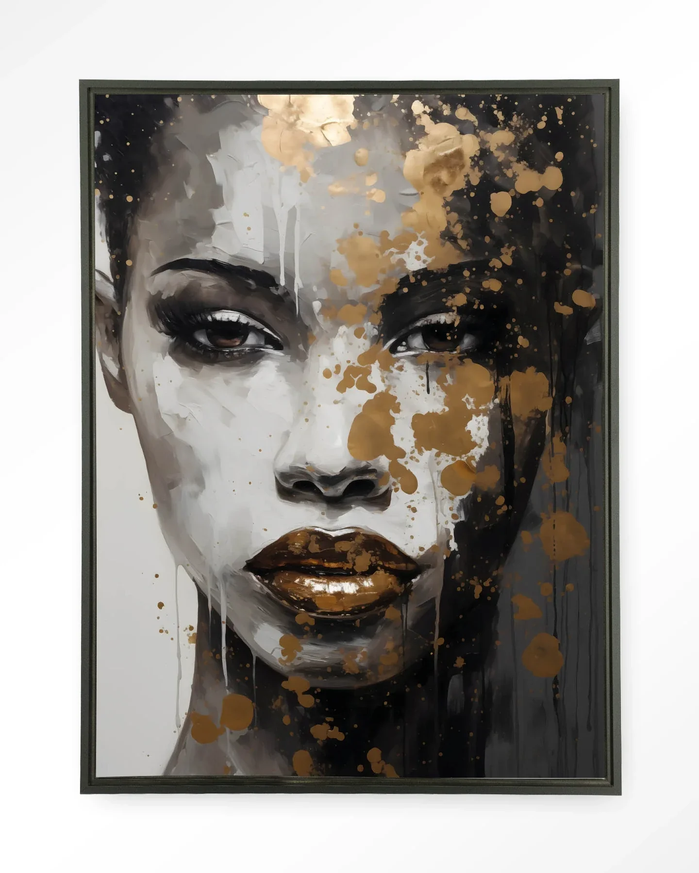 Golden Girl - Moderne Wanddecoratie | Artprint, Glass Art & Wandkleed - Afbeelding 5