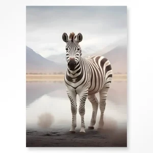 Zebra Mist - Moderne Wanddecoratie | Artprint, Glass Art & Wandkleed