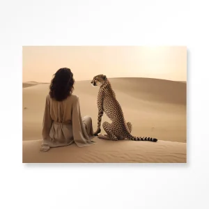 Desert Gazing - Moderne Wanddecoratie | Artprint, Glass Art & Wandkleed