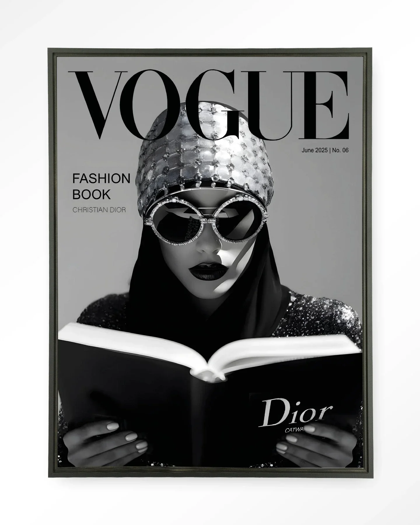 Fashion Book White - Moderne Wanddecoratie | Artprint, Glass Art & Wandkleed - Afbeelding 5