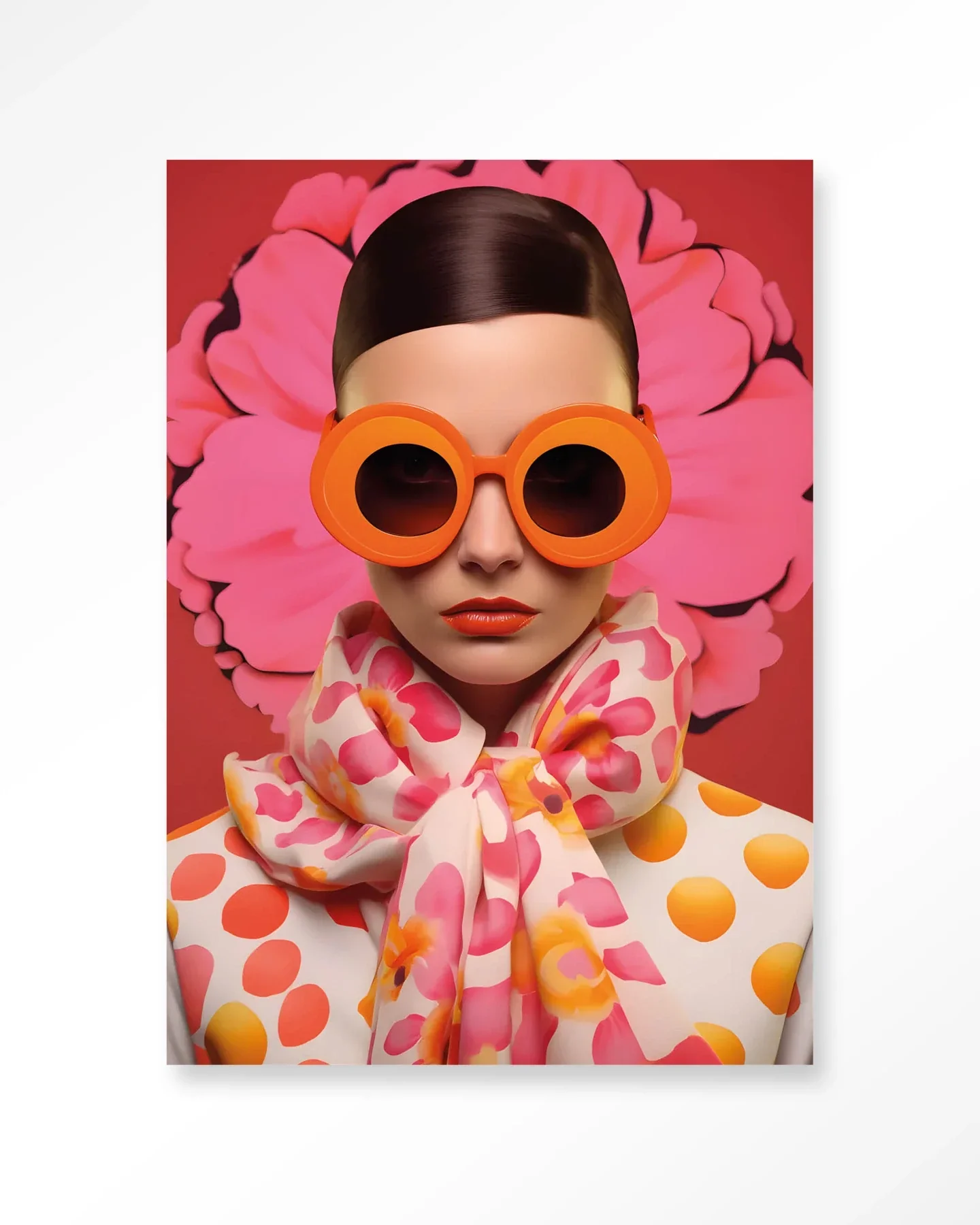 Pink Flower - Moderne Wanddecoratie | Artprint, Glass Art & Wandkleed