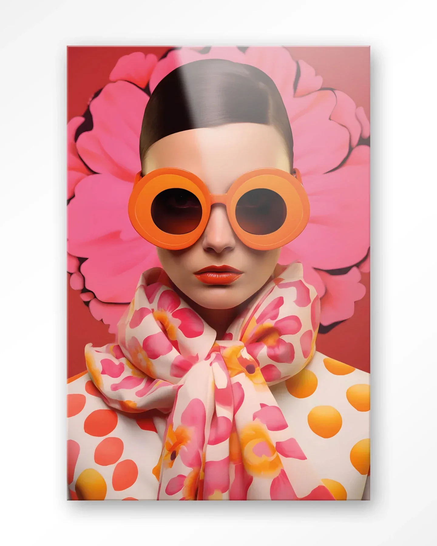 Pink Flower - Moderne Wanddecoratie | Artprint, Glass Art & Wandkleed - Afbeelding 5