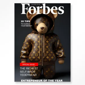 Selfmade Teddybear - Moderne Wanddecoratie | Artprint, Glass Art & Wandkleed