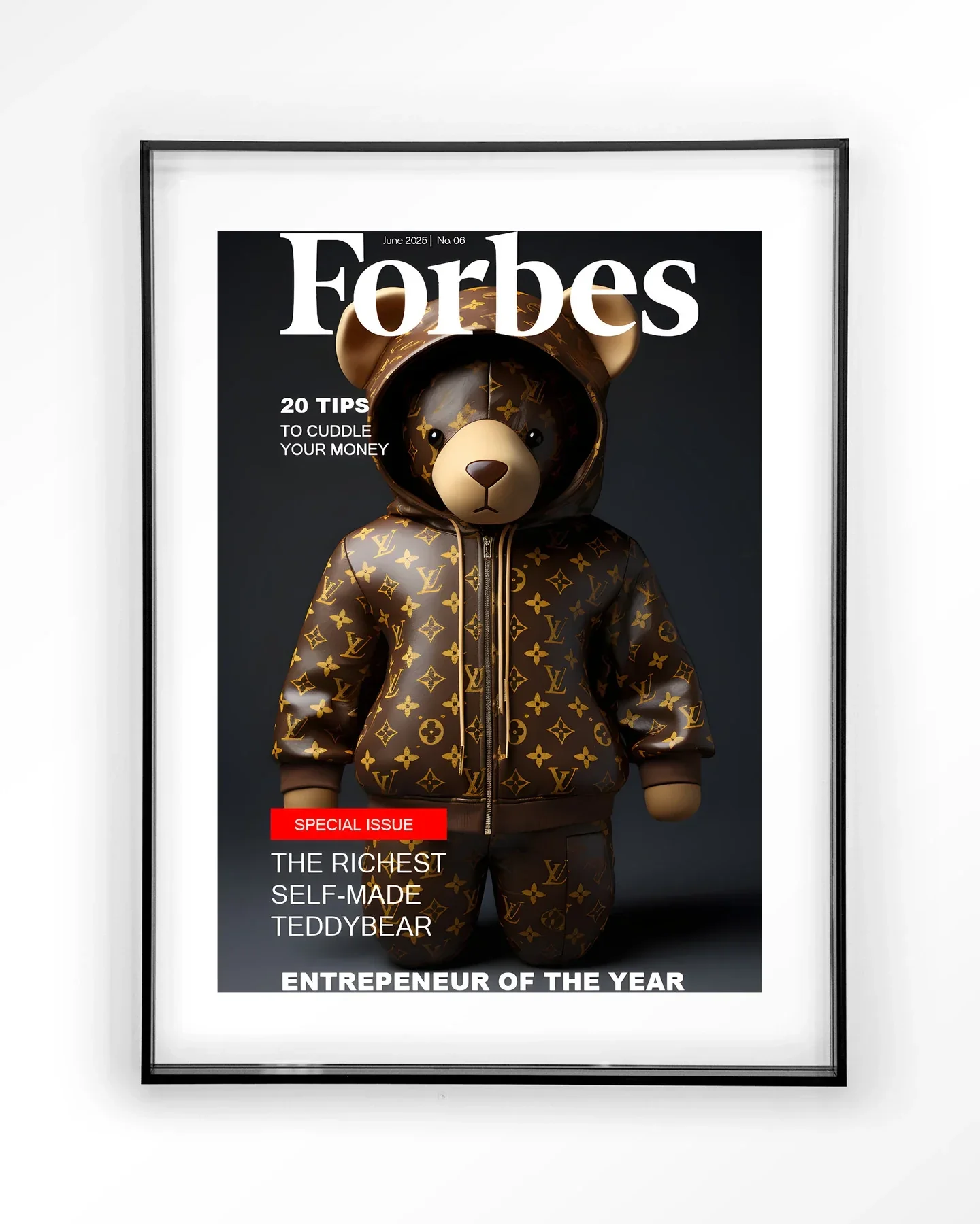 Selfmade Teddybear - Moderne Wanddecoratie | Artprint, Glass Art & Wandkleed - Afbeelding 3