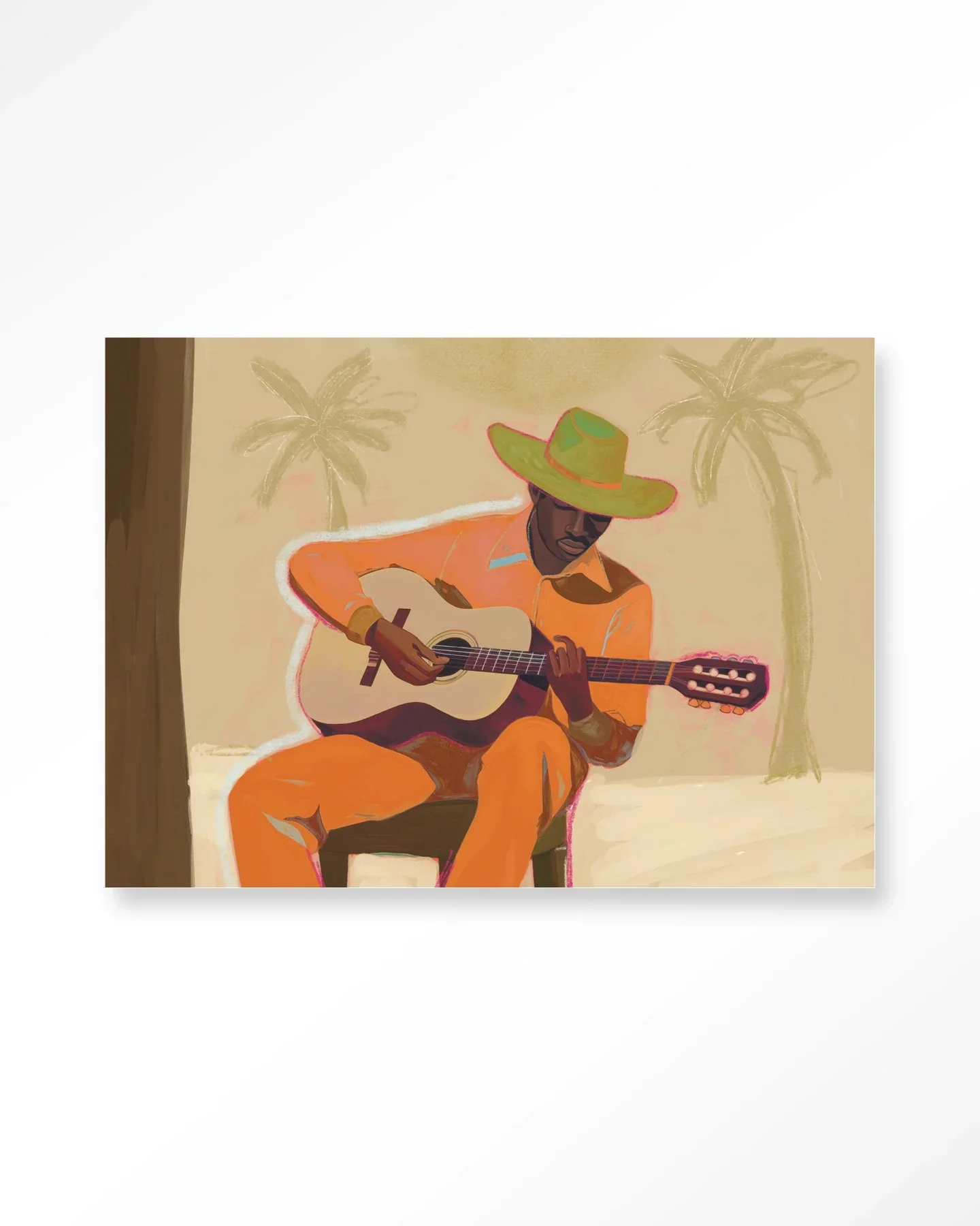 Musician 2 - Moderne Wanddecoratie | Artprint, Glass Art & Wandkleed - Afbeelding 2