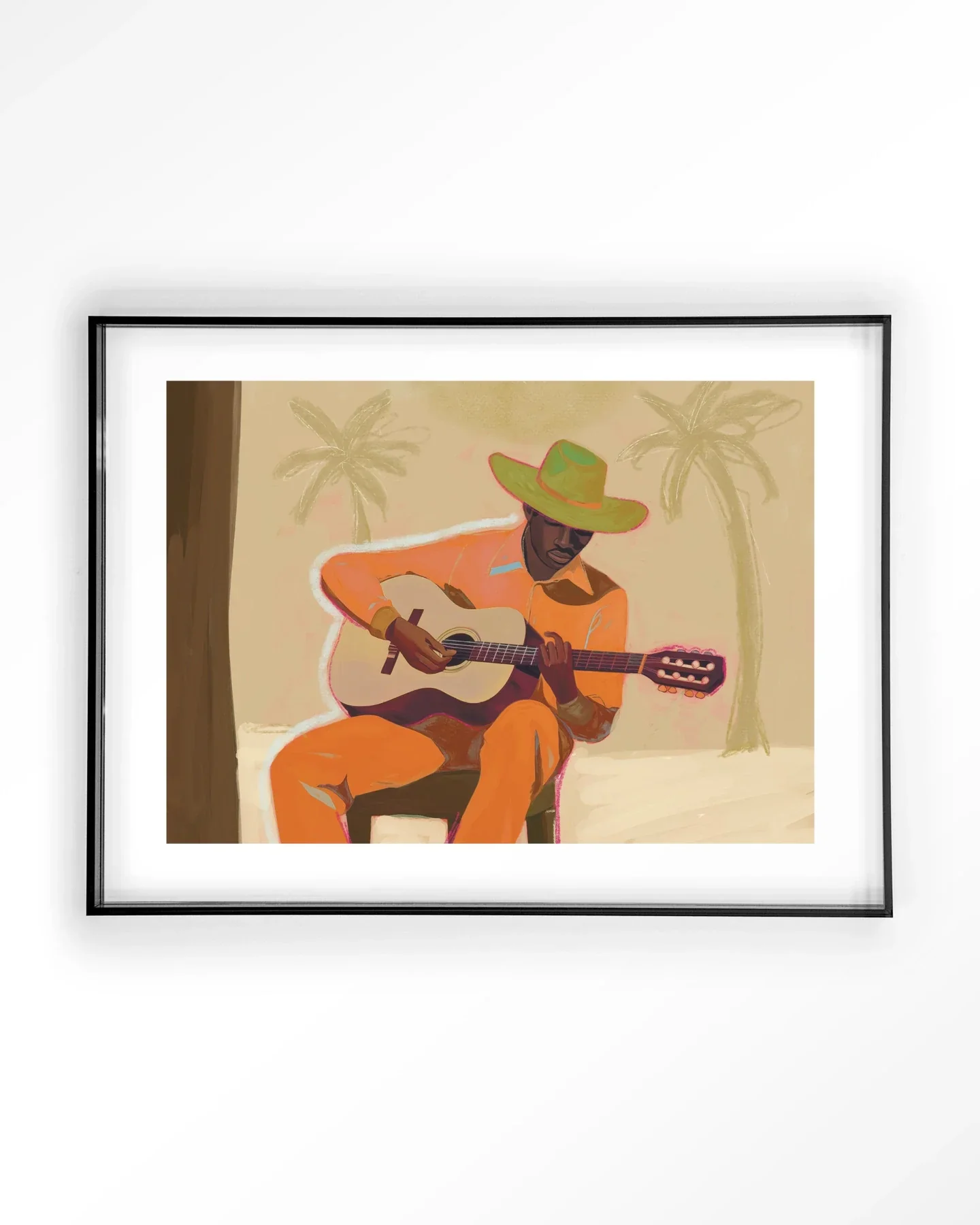 Musician 2 - Moderne Wanddecoratie | Artprint, Glass Art & Wandkleed - Afbeelding 3