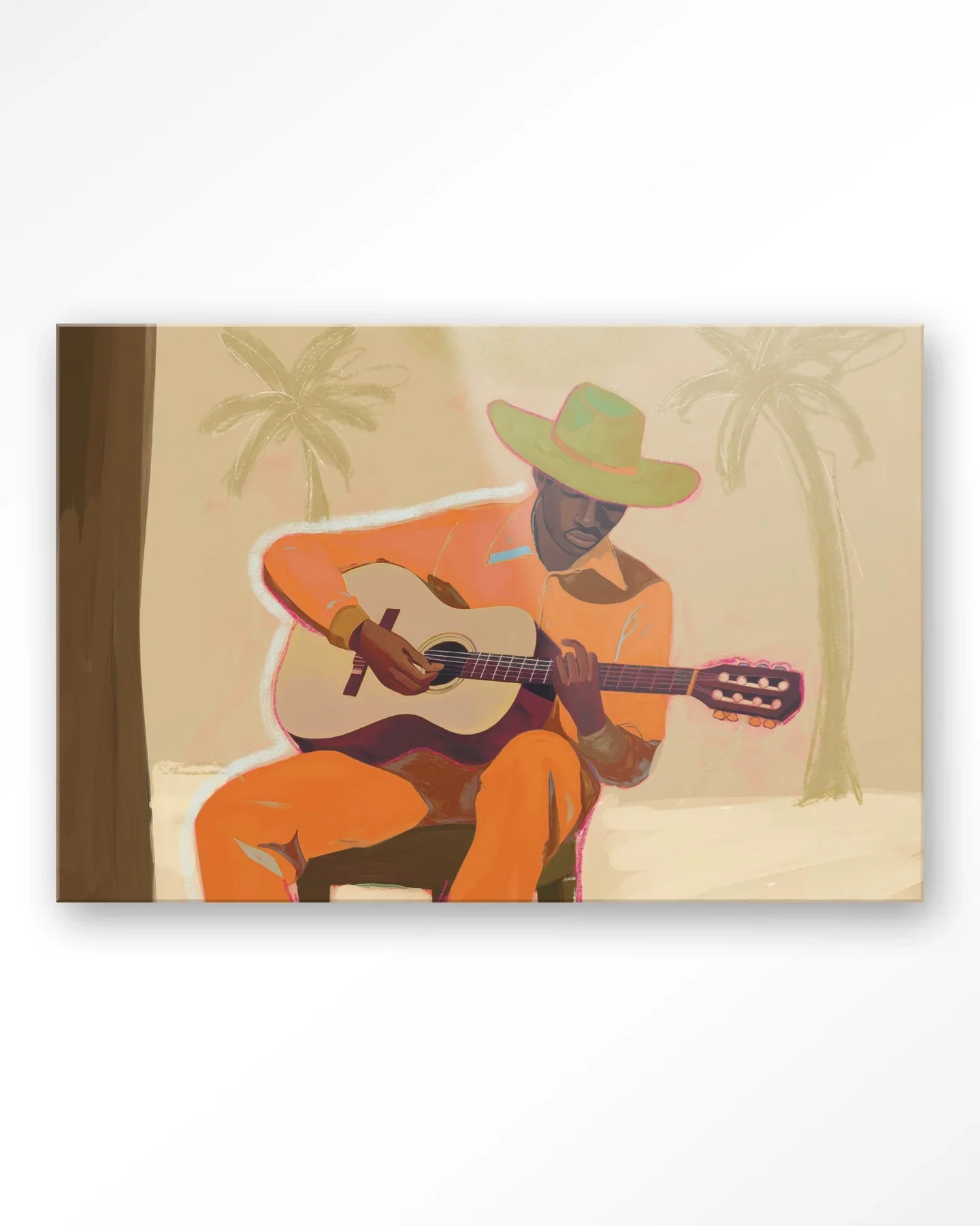 Musician 2 - Moderne Wanddecoratie | Artprint, Glass Art & Wandkleed - Afbeelding 4
