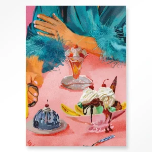 Ice Creams - Moderne Wanddecoratie | Artprint, Glass Art & Wandkleed