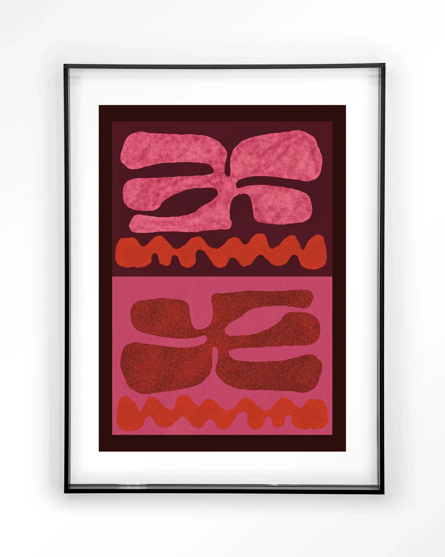 Groovy Pink - Moderne Wanddecoratie | Artprint, Glass Art & Wandkleed - Afbeelding 3