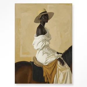 Horseriding Lady - Moderne Wanddecoratie | Artprint, Glass Art & Wandkleed
