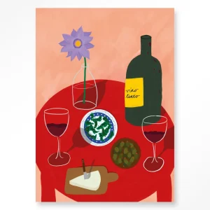 Tinto Evening - Moderne Wanddecoratie | Artprint, Glass Art & Wandkleed