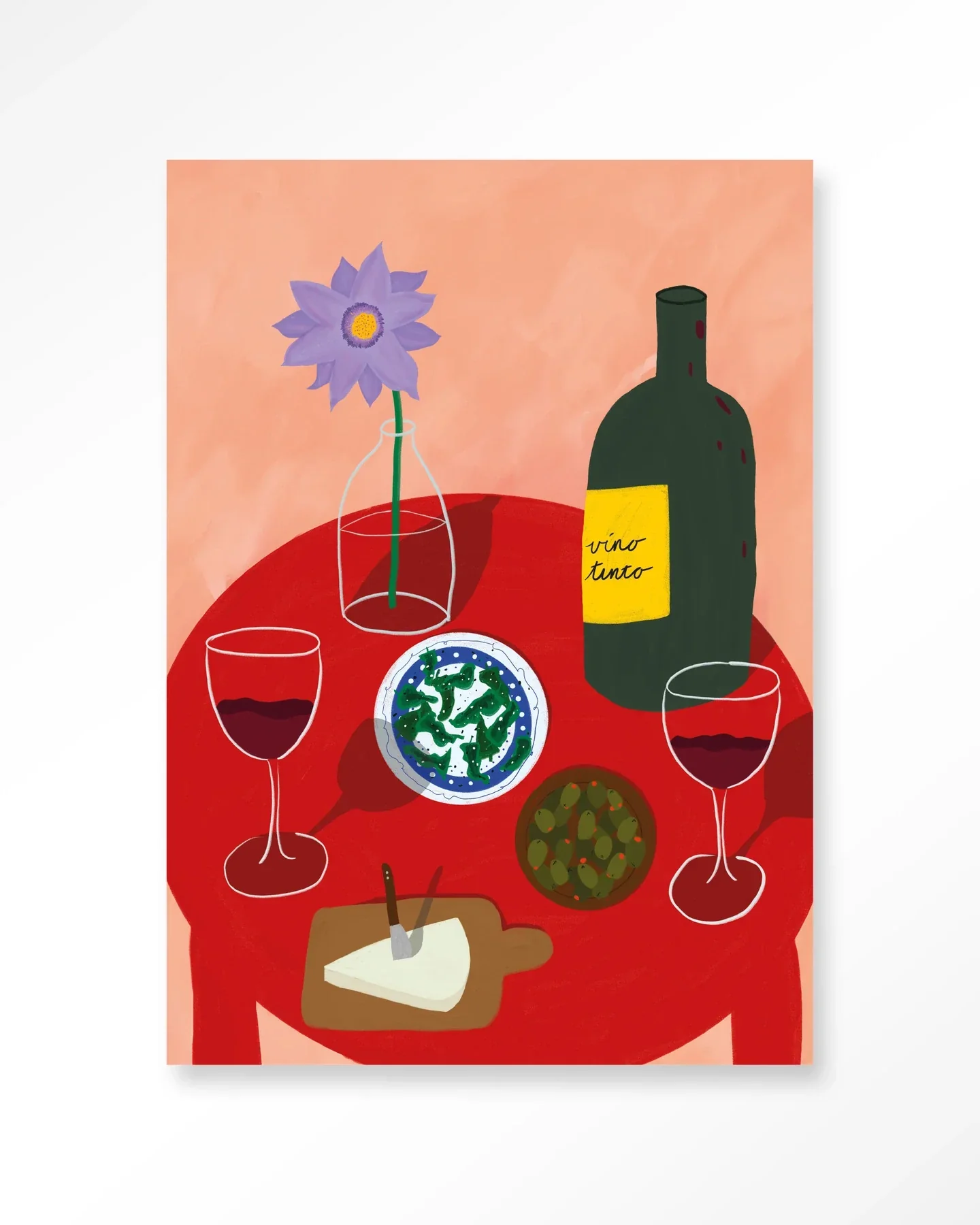 Tinto Evening - Moderne Wanddecoratie | Artprint, Glass Art & Wandkleed