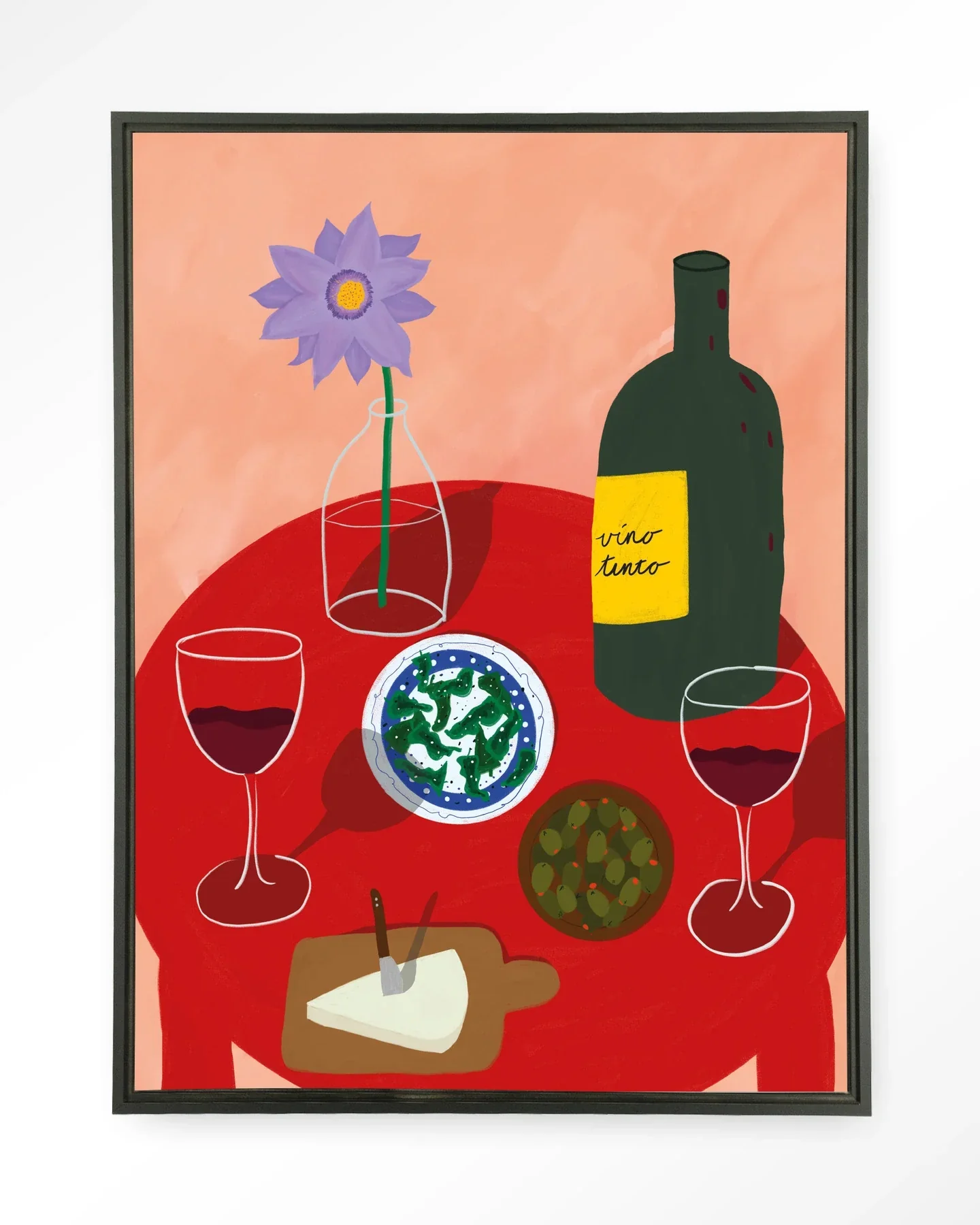 Tinto Evening - Moderne Wanddecoratie | Artprint, Glass Art & Wandkleed - Afbeelding 5