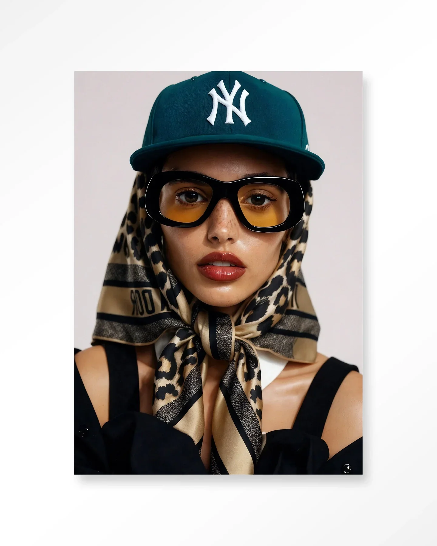 Cool Girl - Moderne Wanddecoratie | Artprint, Glass Art & Wandkleed - Afbeelding 2