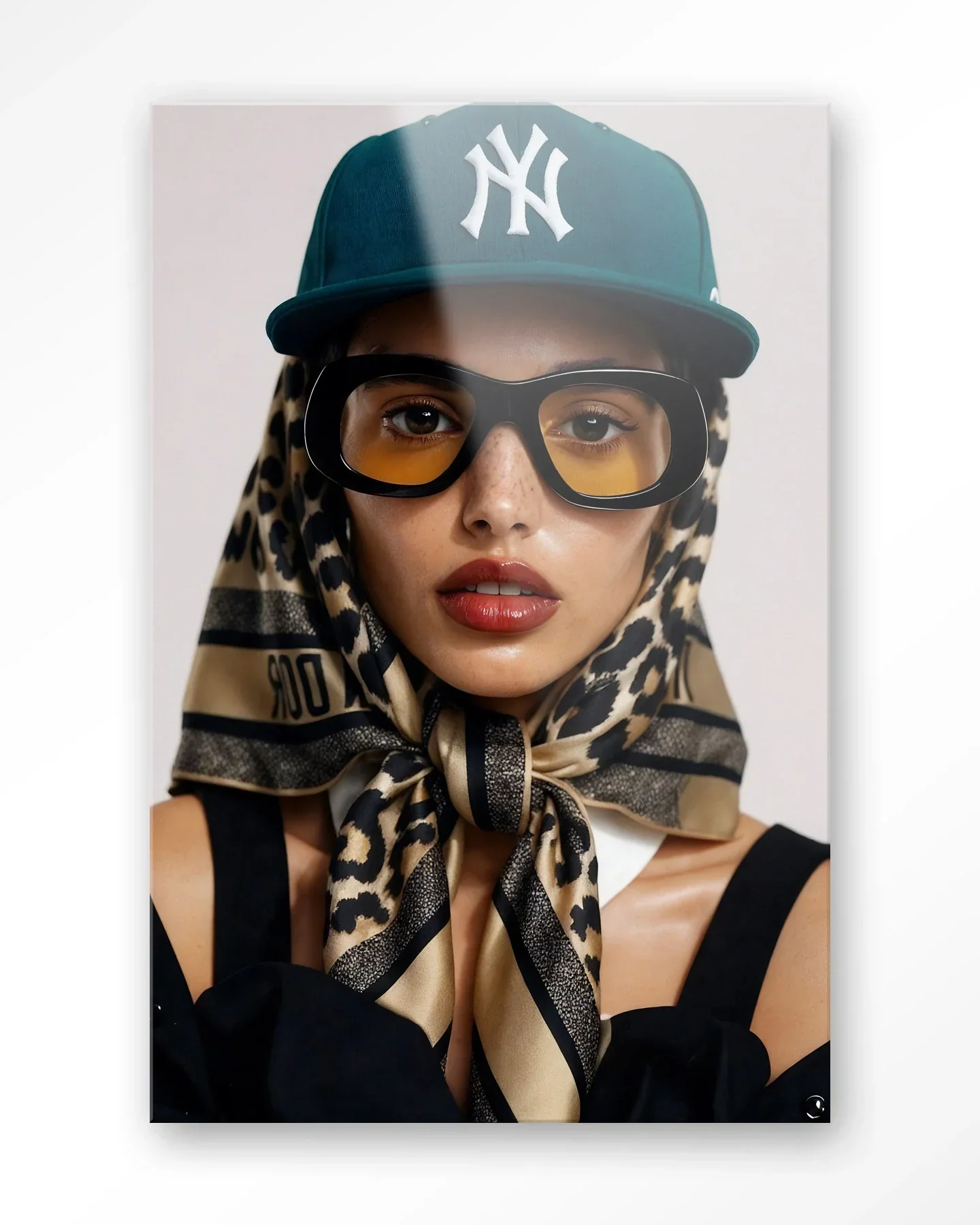 Cool Girl - Moderne Wanddecoratie | Artprint, Glass Art & Wandkleed - Afbeelding 4