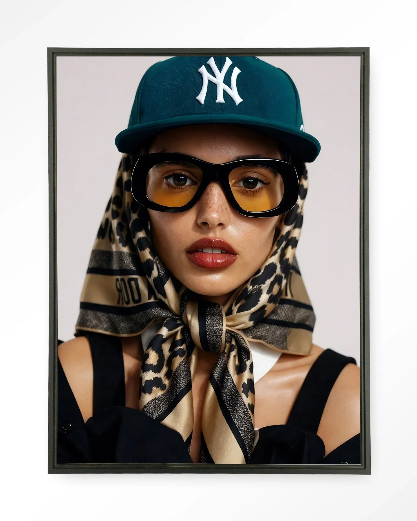 Cool Girl - Moderne Wanddecoratie | Artprint, Glass Art & Wandkleed - Afbeelding 5