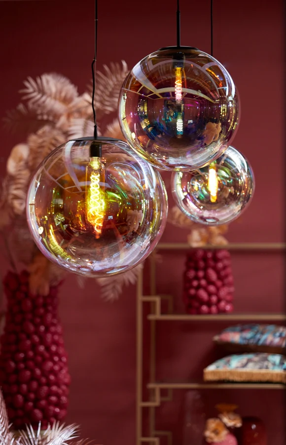 Light & Living Hanglamp Medina Glas - Afbeelding 6