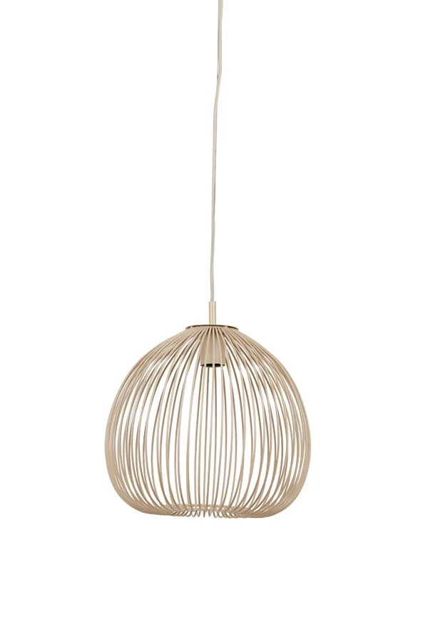 Light & Living Hanglamp Rilana Mat Beige Ø34cm - Afbeelding 3
