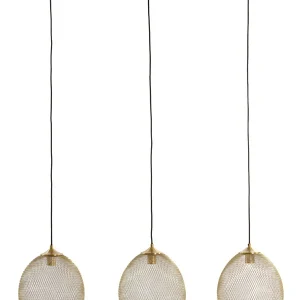 Light & Living Hanglamp Moroc 3-Lichts Goud 104cm